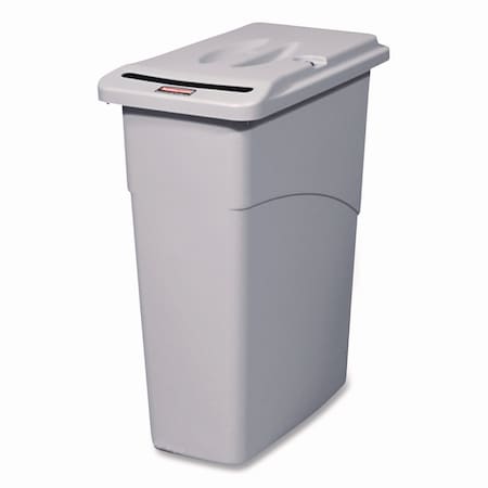 Rubbermaid Commercial 23 gal. Rectangular Trash Can FG9W1500LGRAY